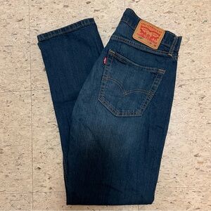 Levis 505 Jeans Mens 32x32 Blue Medium Wash Denim Straight Leg Regular Fit